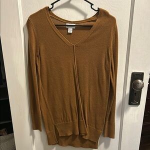 V-Neck Brown Sweater